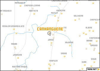 map of Canhanguene