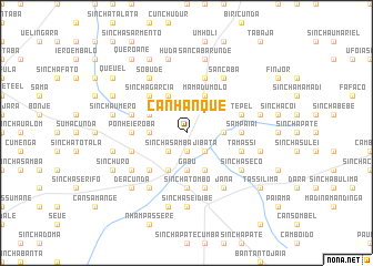 map of Canhanque