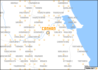 map of Cánh An