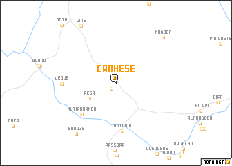 map of Canhese