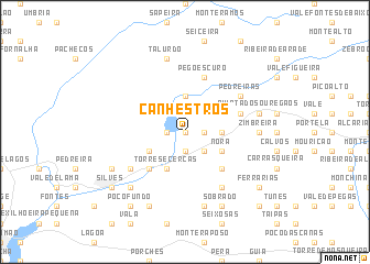 map of Canhestros