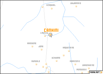 map of Canhini