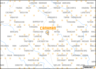 map of Canh Man