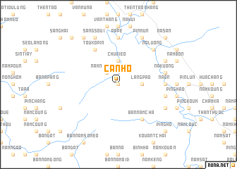 map of Can Hồ