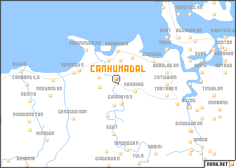 map of Canhumadal