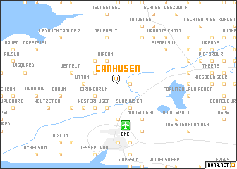 map of Canhusen