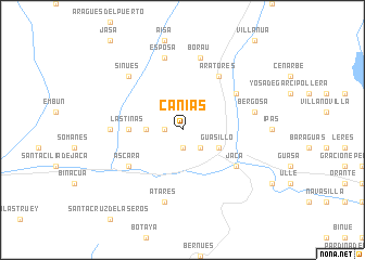 map of Caniás