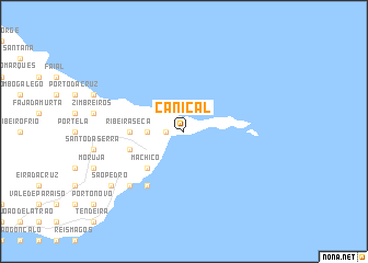 map of Caniçal