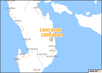 map of Canicanian