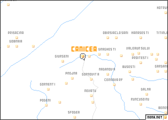 map of (( Cănicea ))