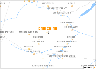 map of Caniceira