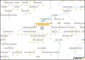 map of Caniego