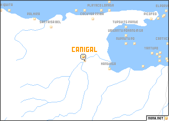 map of Canigal