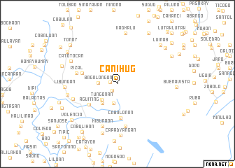 map of Canihug