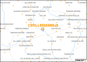 map of Canillas de Abajo