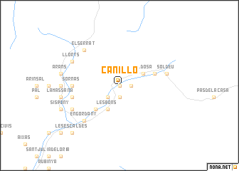 map of Canillo