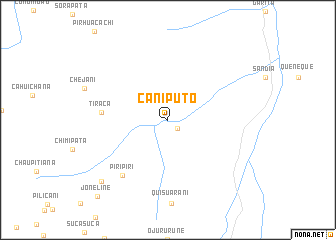 map of Caníputo