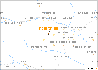 map of Canischio