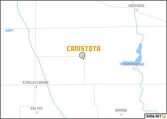 map of Canistota