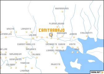 map of Cañita Abajo