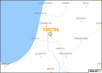 map of Cañitas