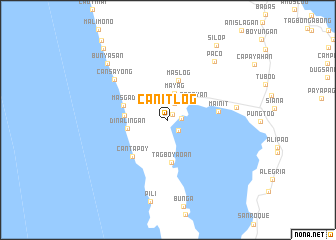 map of Canitlog