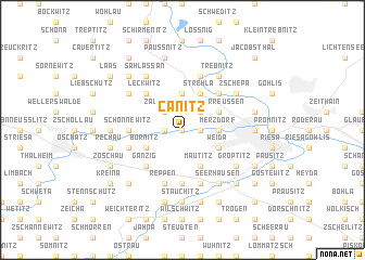 map of Canitz