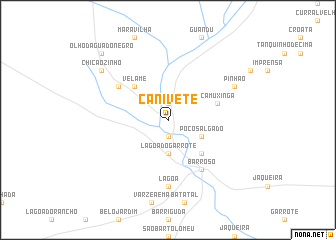 map of Canivete