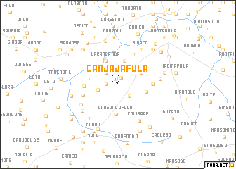 map of Canjaja Fula