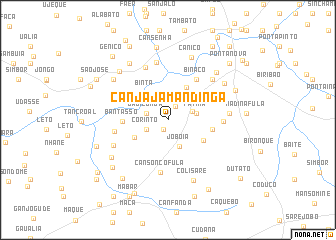 map of Canjaja Mandinga
