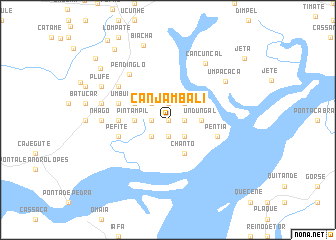 map of Canjambali