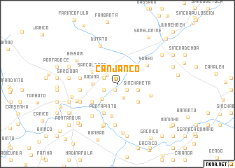 map of Canjanco