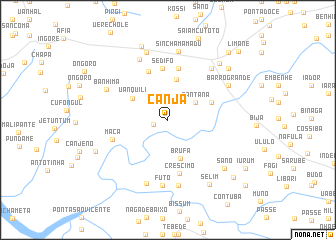 map of Canja