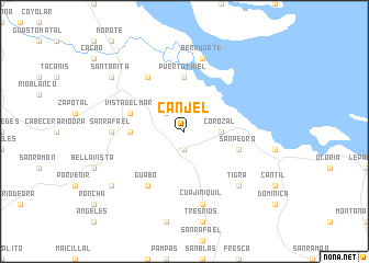 map of Canjel
