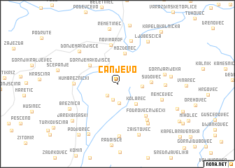 map of Čanjevo