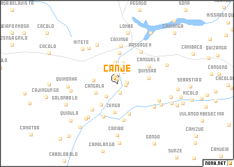 map of Canje