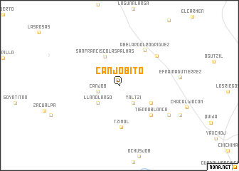 map of Canjobito