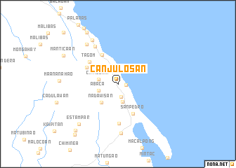 map of Canjulosan