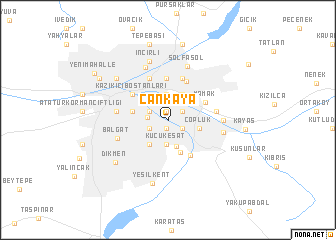 map of Çankaya