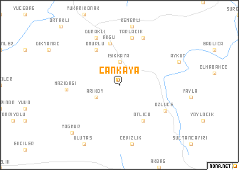 map of Çankaya