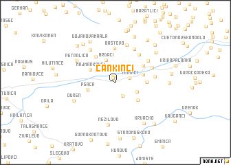 map of Čankinci