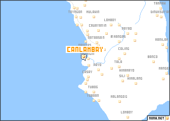 map of Canlambay