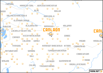 map of Canlaon