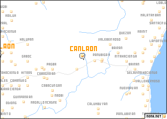 map of Canlaon