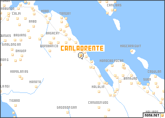 map of Canlaorente