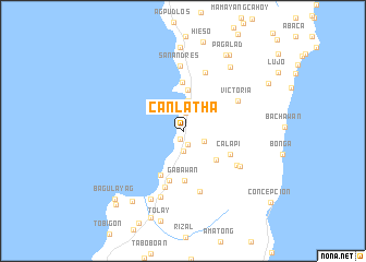 map of Canlatha