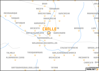 map of Canlle