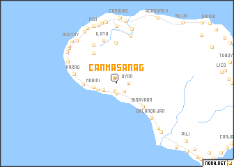 map of Canmasanag