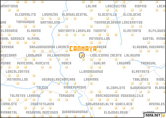 map of Canmaya