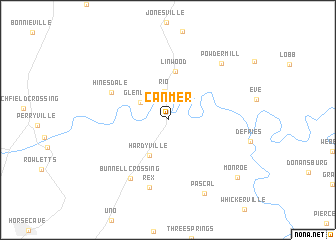 map of Canmer